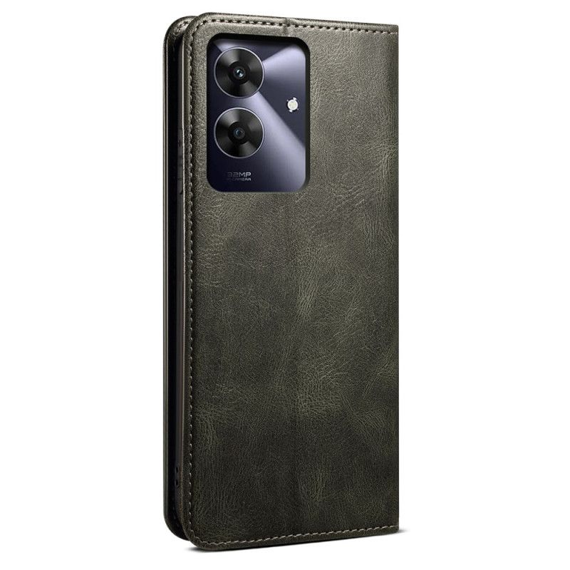 Flip Cover Realme Note 60 / 60X / C63 / C61 Simili Cuir Ciré