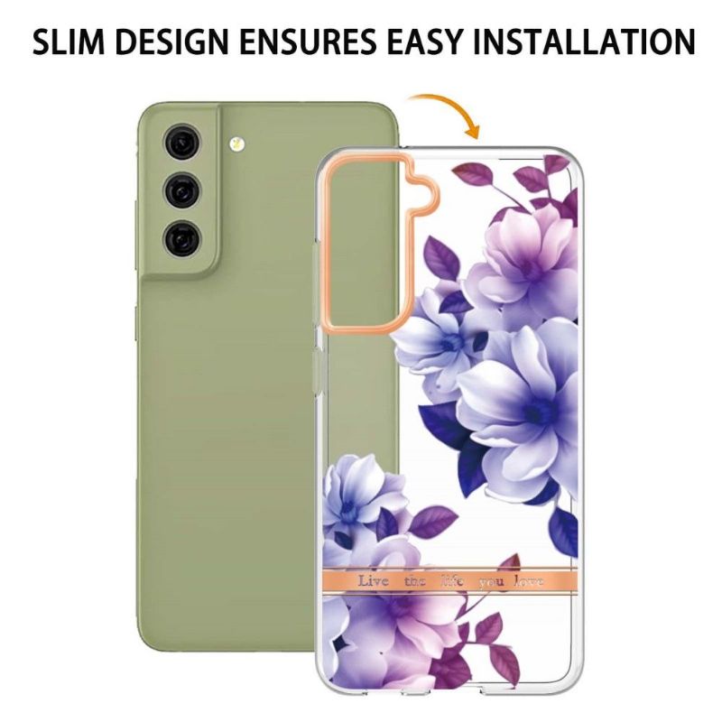 Coque Samsung Galaxy S21 FE Bégonia fleur