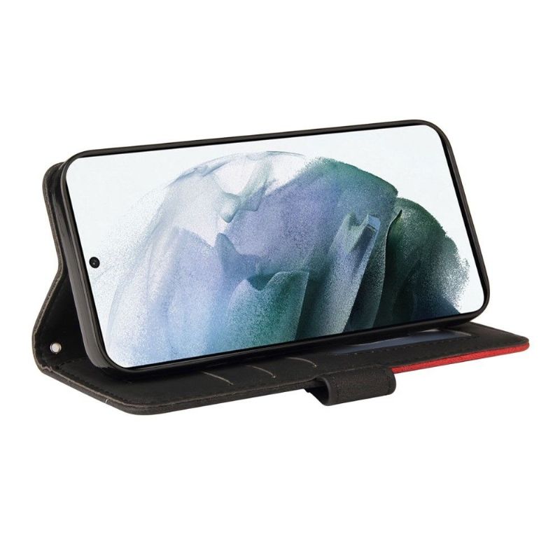 Housse Samsung Galaxy S21 FE Bicolore artistique