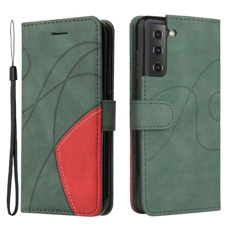 Housse Samsung Galaxy S21 FE Bicolore artistique