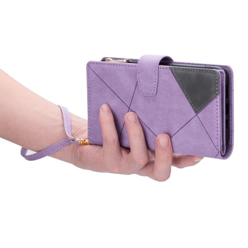Housse Samsung Galaxy S21 FE Célia simili cuir portefeuille
