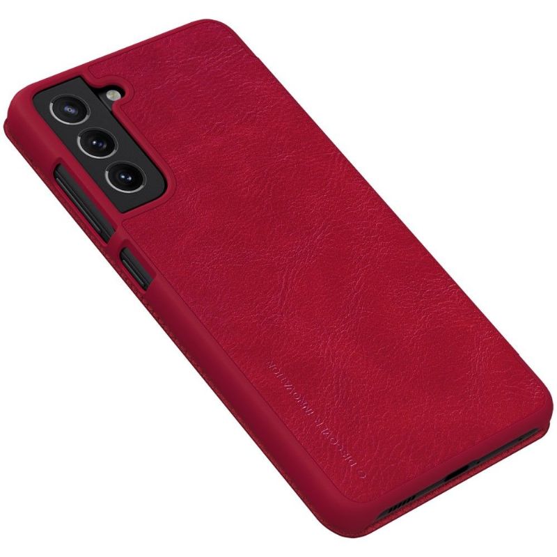 Housse Samsung Galaxy S21 FE Qin Series Effet Cuir