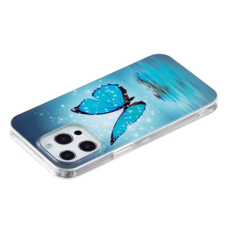 Coque iPhone 15 Pro Max Fluorescente Papillons