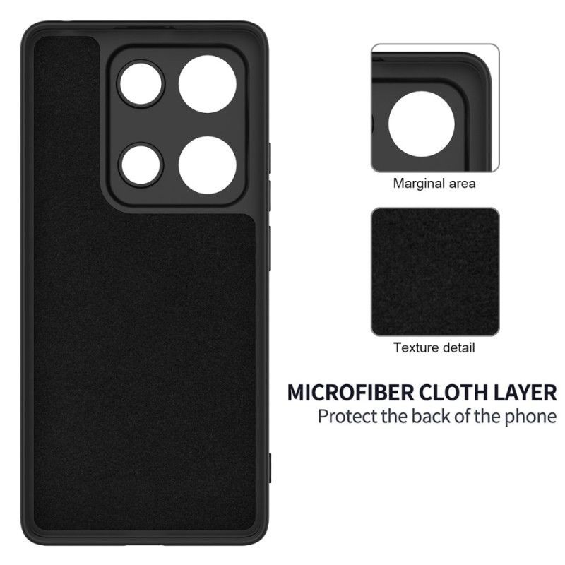 Coque Xiaomi Redmi Note 14S Silicone Liquide à Lanière