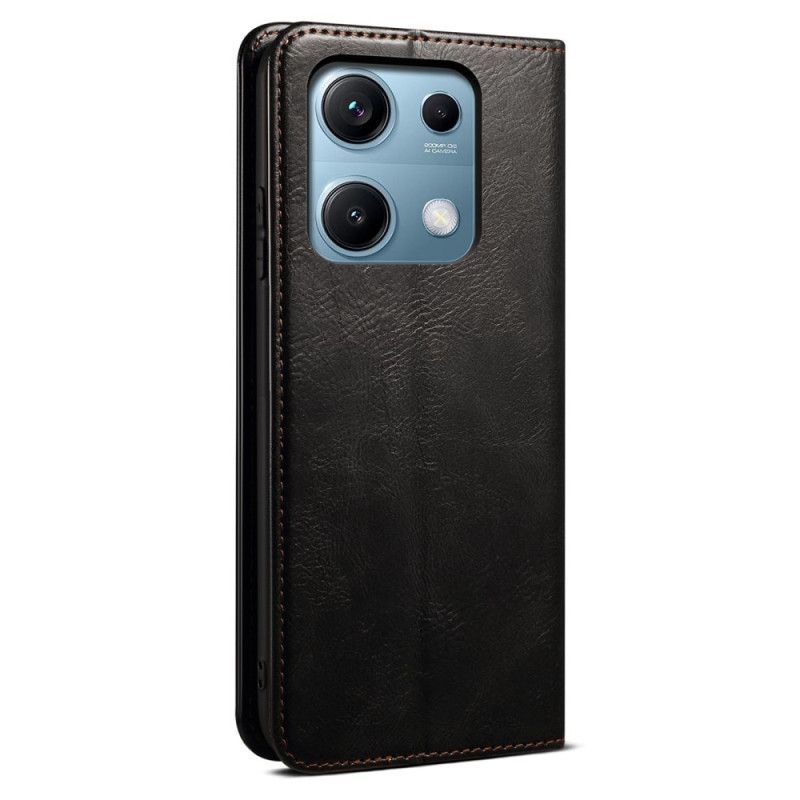 Flip Cover Xiaomi Redmi Note 14S Simili Cuir Ciré