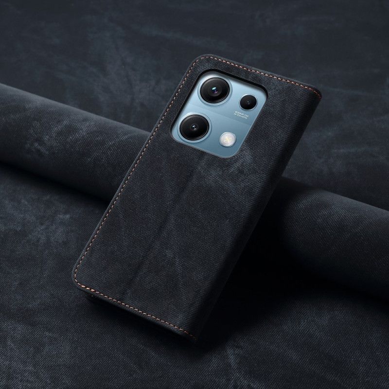 Flip Cover Xiaomi Redmi Note 14S Tissu Jeans