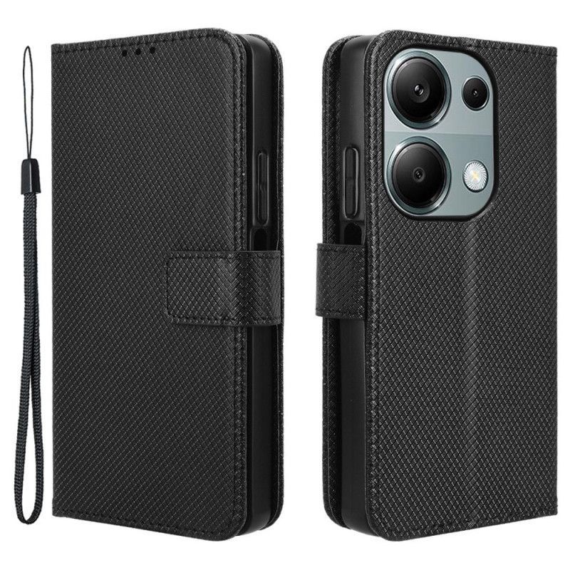 Housse Xiaomi Redmi Note 14S / Note 13 Pro 4G / Poco M6 Pro 4G Simili Cuir Texturé