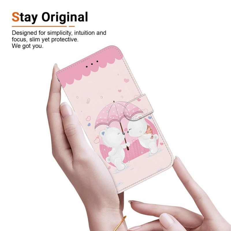 Housse Xiaomi Redmi Note 14S Couple d'Ours Cartoon