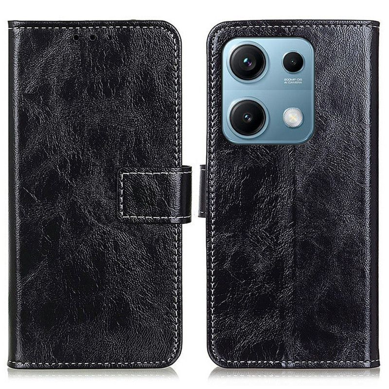 Housse Xiaomi Redmi Note 14S Simili Cuir Brillant