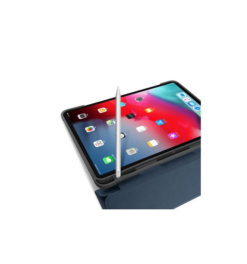 iPad Pro 11" 2018 - Étui premium effet toile - Bleu