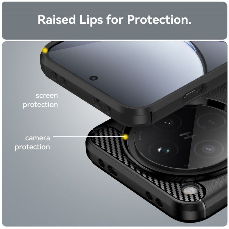 Coque Oppo Find X8 5G Fibre Carbone Brossée