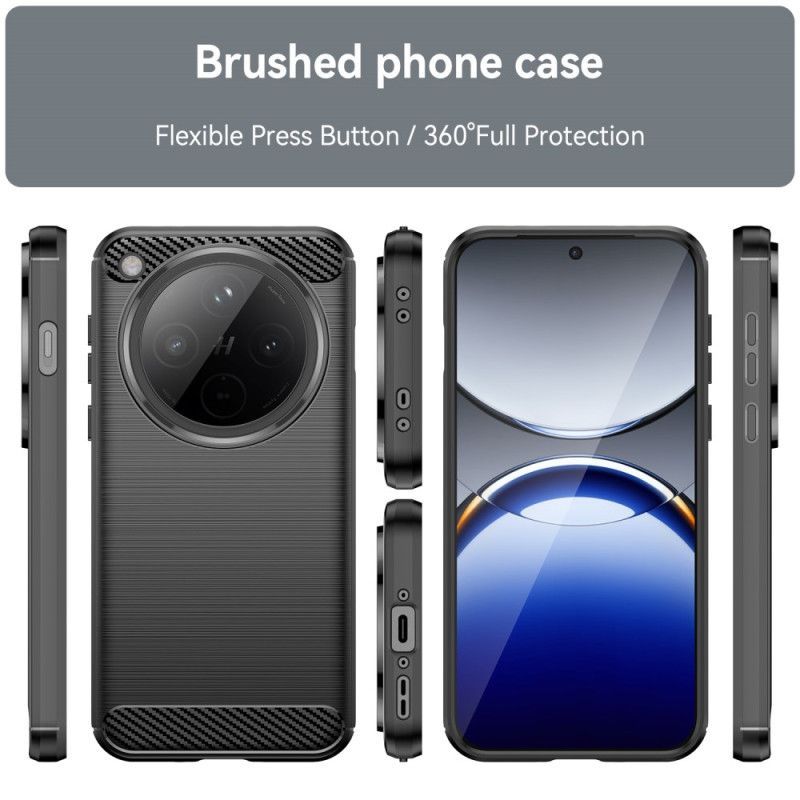 Coque Oppo Find X8 5G Fibre Carbone Brossée