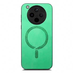 Coque Oppo Find X8 Compatible MagSafe Effet Cuir