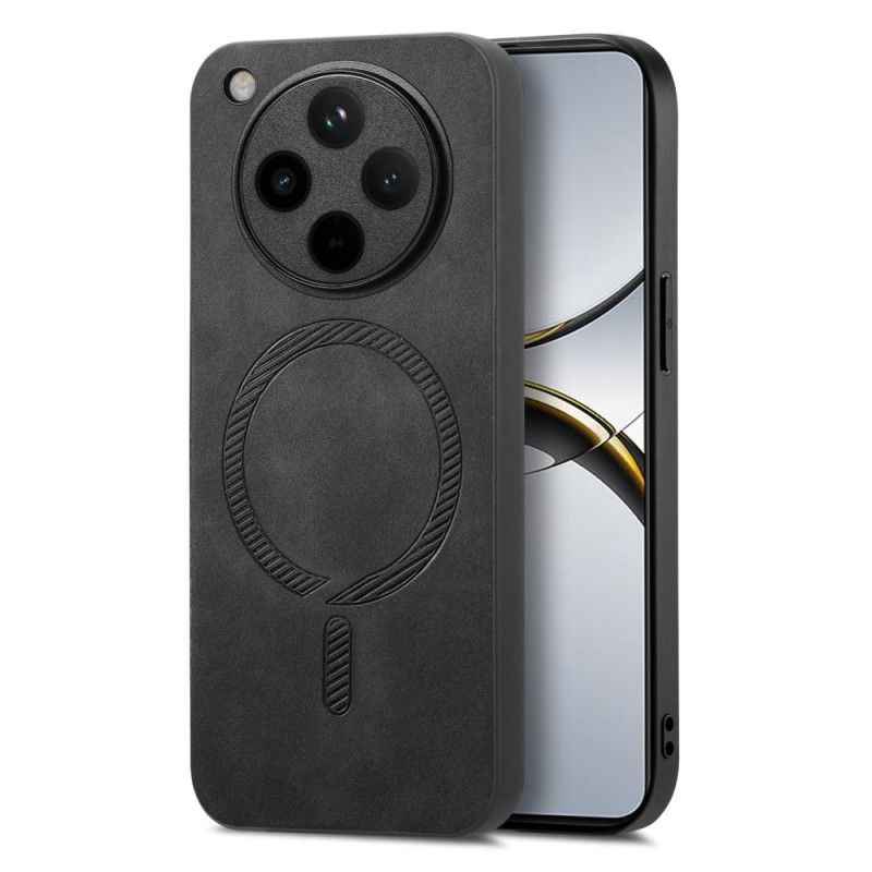 Coque Oppo Find X8 Compatible MagSafe Effet Cuir