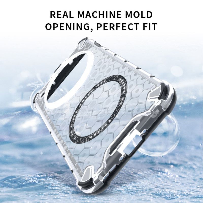 Coque Oppo Find X8 Compatible MagSafe Nid d'Abeille