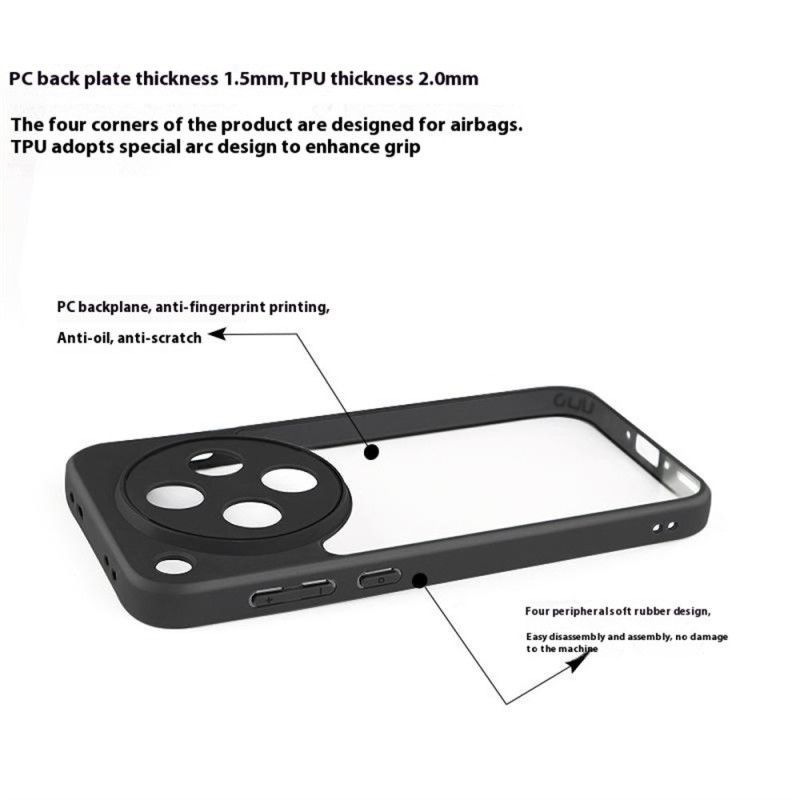 Coque Oppo Find X8 Hybride Transparente