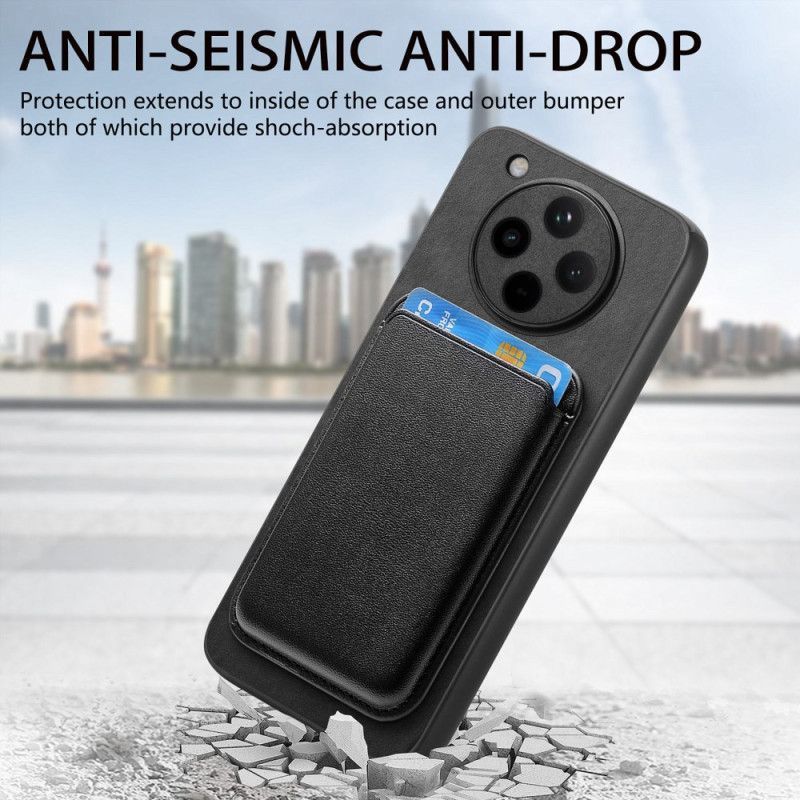 Coque Oppo Find X8 Porte-Cartes Magnétique Détachable