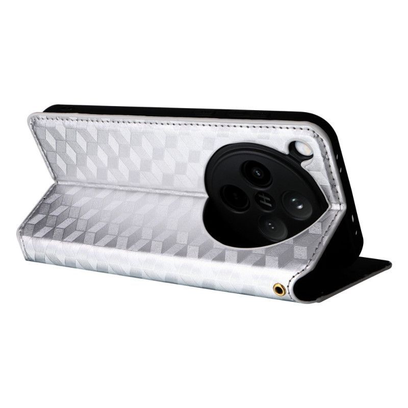 Flip Cover Oppo Find X8 Losanges 3D