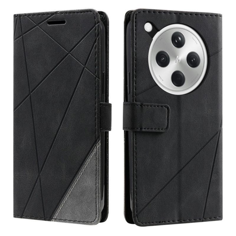 Housse Oppo Find X8 5G Bicolore Motif Lignes