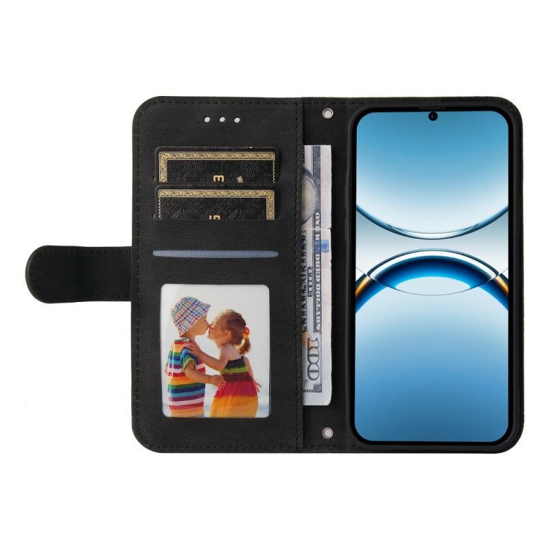 Housse Oppo Find X8 Classique Vintage à Lanière