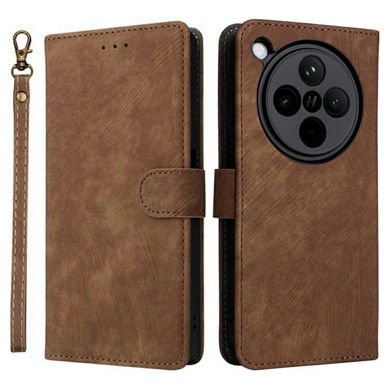 Housse Oppo Find X8 Effet Daim Protection RFID