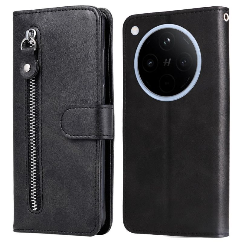 Housse Oppo Find X8 Poche à Fermeture Éclair