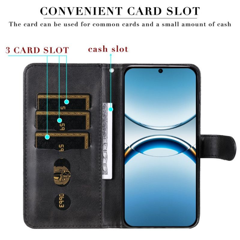 Housse Oppo Find X8 Poche à Fermeture Éclair