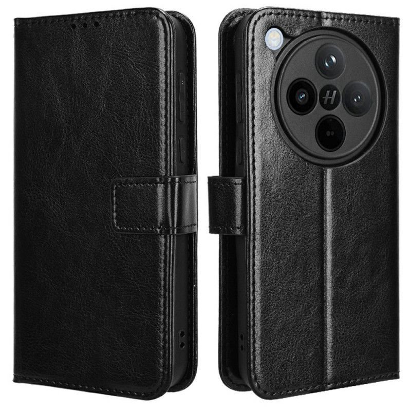 Housse Oppo Find X8 Simili Cuir Flashy