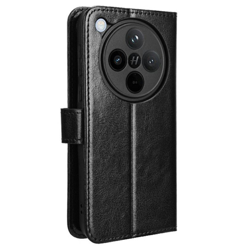 Housse Oppo Find X8 Simili Cuir Flashy