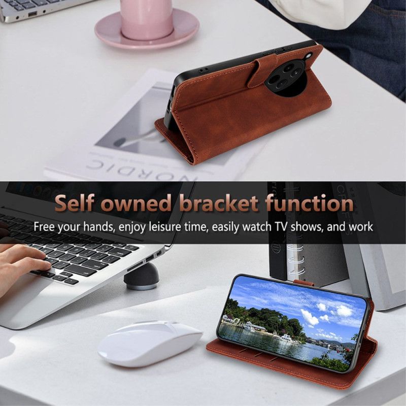 Housse Oppo Find X8 Simili Cuir Uni AZNS