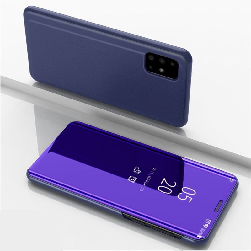 Coque Samsung Galaxy A51 5G avec rabat effet miroir