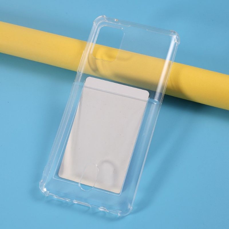 Coque Samsung Galaxy A51 5G Transparente Porte Carte