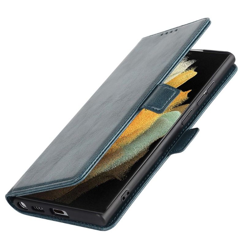 Étui Samsung Galaxy S22 Ultra 5G Rabat Pliable Porte Cartes