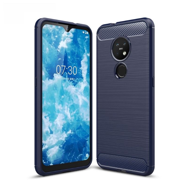 Coque Nokia 7.2 Flexible Effet Brossé