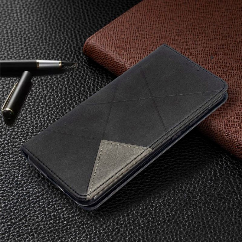 Housse Nokia 7.2 Célinia effet cuir porte cartes