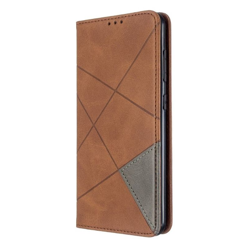 Housse Nokia 7.2 Célinia effet cuir porte cartes