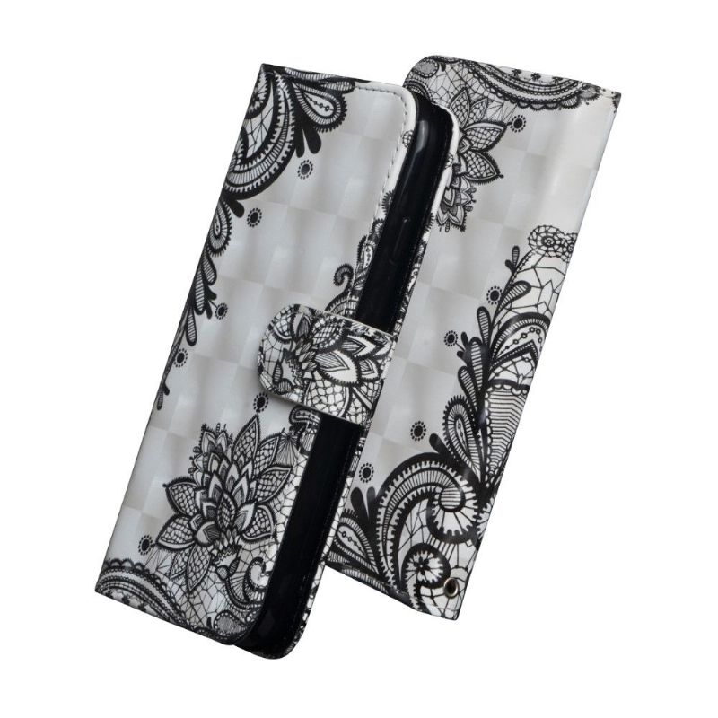 Housse Nokia 7.2 fleurs dentelle