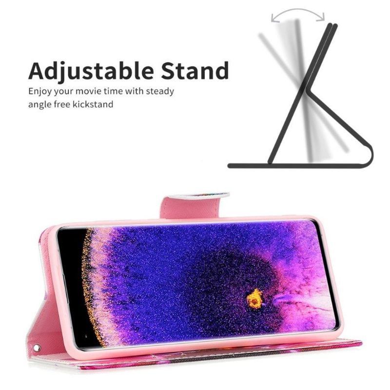Housse Oppo Reno 7 pétales colorés