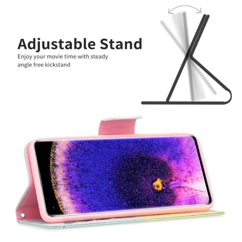 Housse Oppo Reno 7 plume et citation