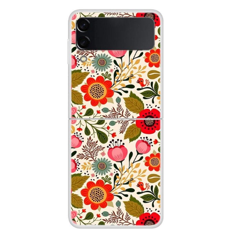 Coque Samsung Galaxy Z Flip3 5G Fleurs Colorées