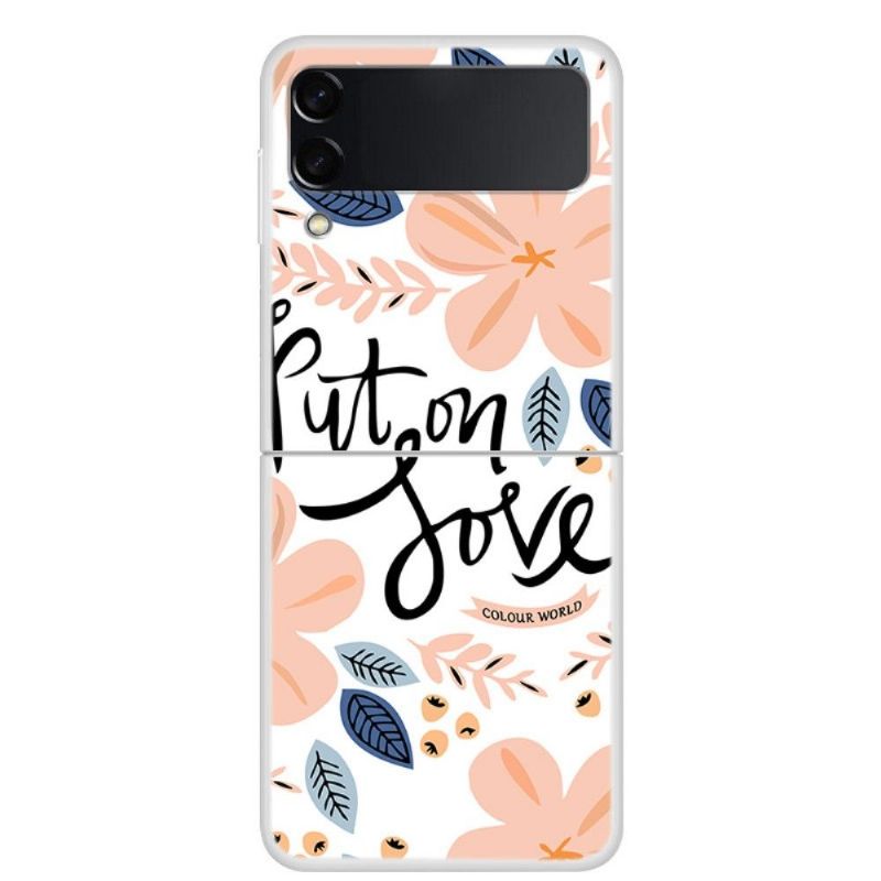 Coque Samsung Galaxy Z Flip3 5G Put on Love