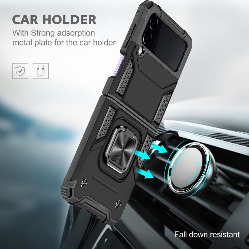 Coque Samsung Galaxy Z Flip3 5G Robuste avec anneau rotatif