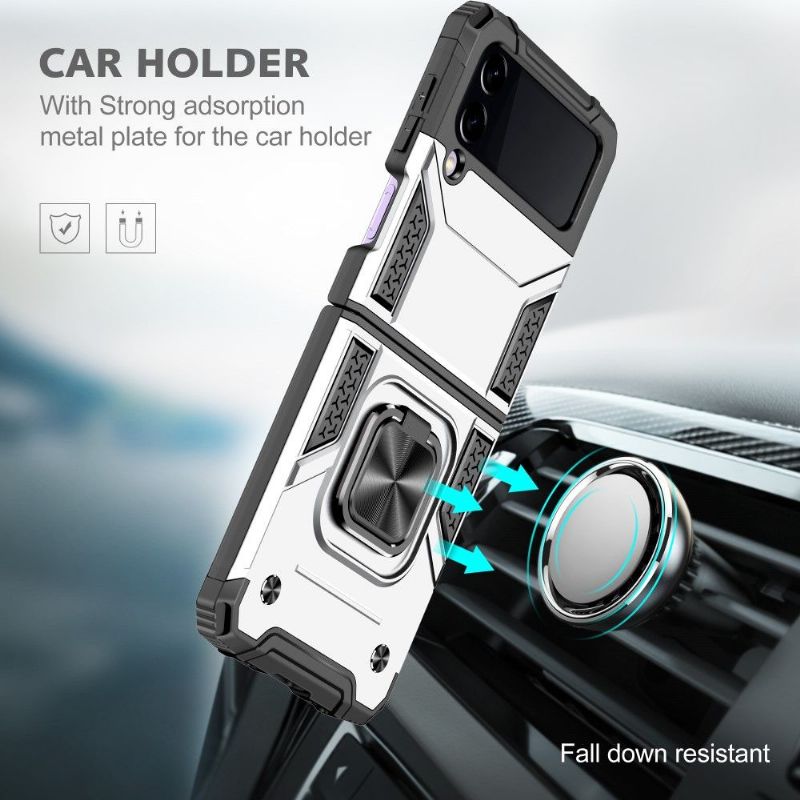 Coque Samsung Galaxy Z Flip3 5G Robuste avec anneau rotatif