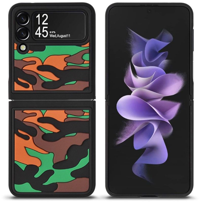 Coque Samsung Galaxy Z Flip3 5G Rugged Camouflage Militaire