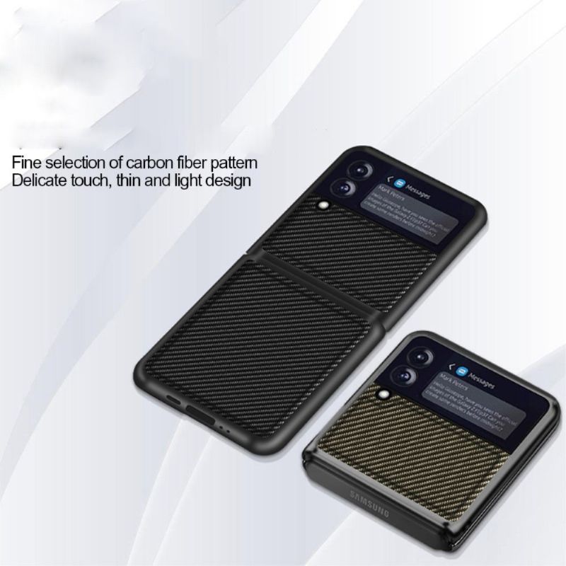Coque Samsung Galaxy Z Flip3 5G Ultra mince Fibre Carbone