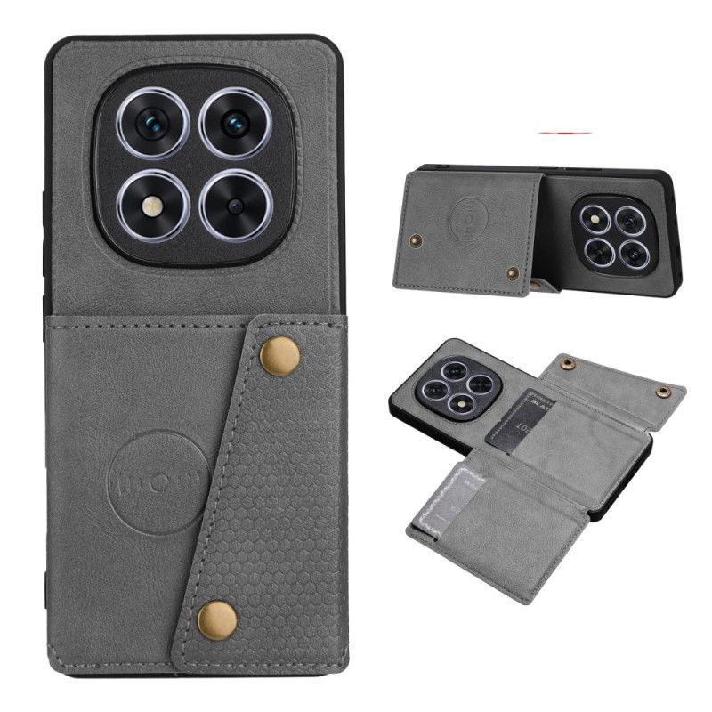 Coque Xiaomi Redmi Note 15 Pro Plus 5G / Poco M8 Pro 5G avec Porte-Cartes et Support