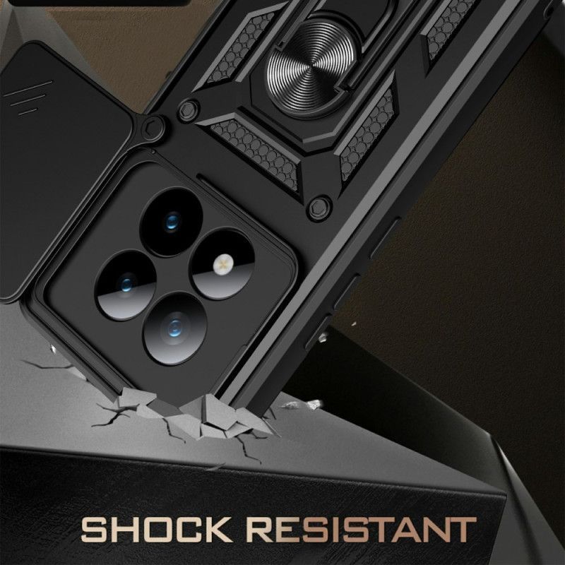 Coque Xiaomi Redmi Note 15 Pro Plus 5G / Poco M8 Pro 5G Protection Caméra Coulissante et Support Intégré