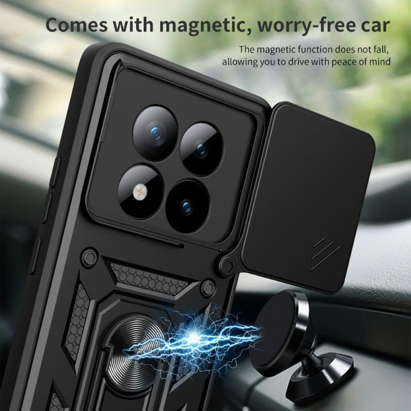 Coque Xiaomi Redmi Note 15 Pro Plus 5G / Poco M8 Pro 5G Protection Caméra Coulissante et Support Intégré