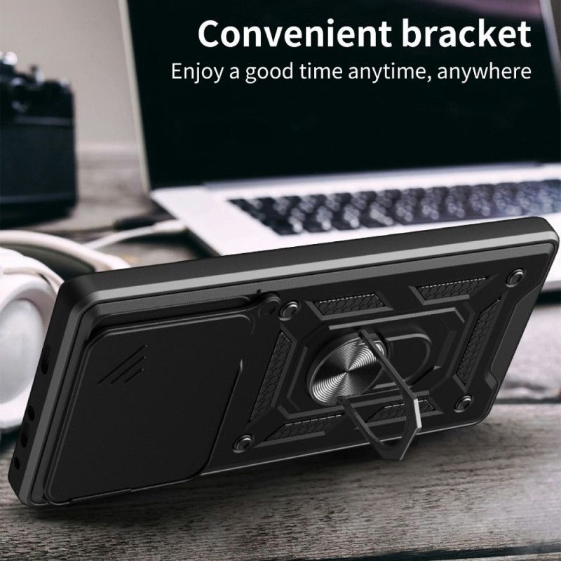 Coque Xiaomi Redmi Note 15 Pro Plus 5G / Poco M8 Pro 5G Protection Caméra Coulissante et Support Intégré