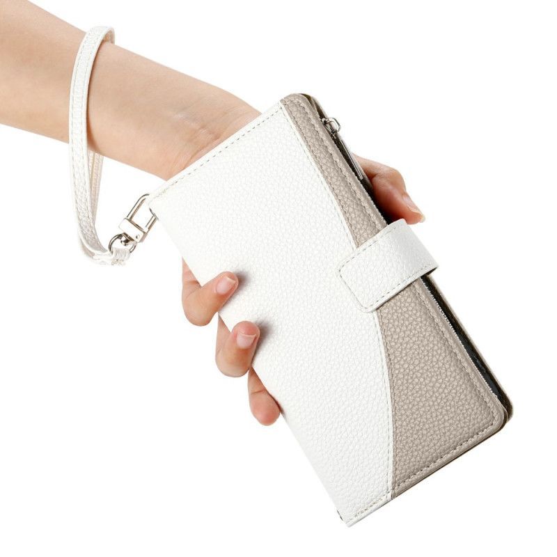 Housse Xiaomi Redmi Note 15 Pro Plus 5G / Poco M8 Pro 5G Bicolore avec Sangles